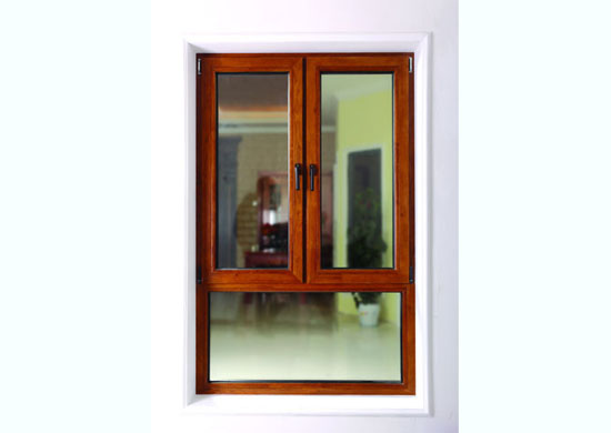 70鋁木復(fù)合真中梃窗