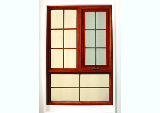 美式外開窗-內木